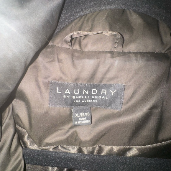 Laundry By Shelli Segal Dark Green Puffer Coat - Picture 4 of 4